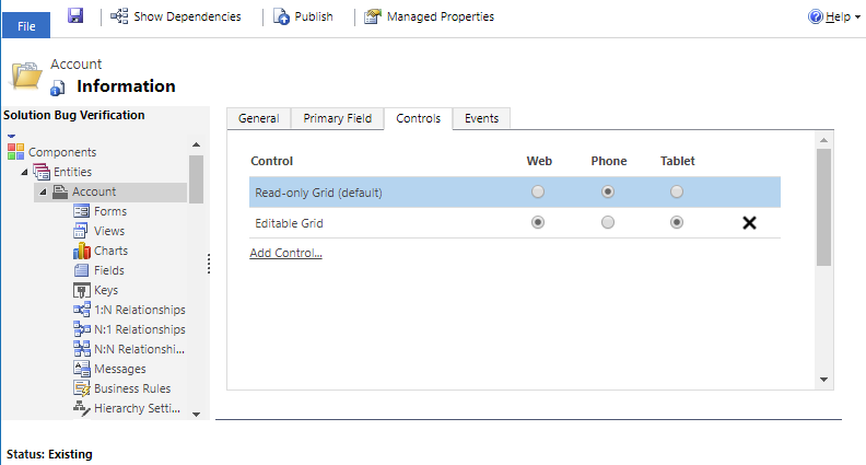 Grid defaulted to Read only grid on phones