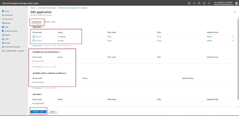 Microsoft Supply Chain Warehouse Management App - creating groups