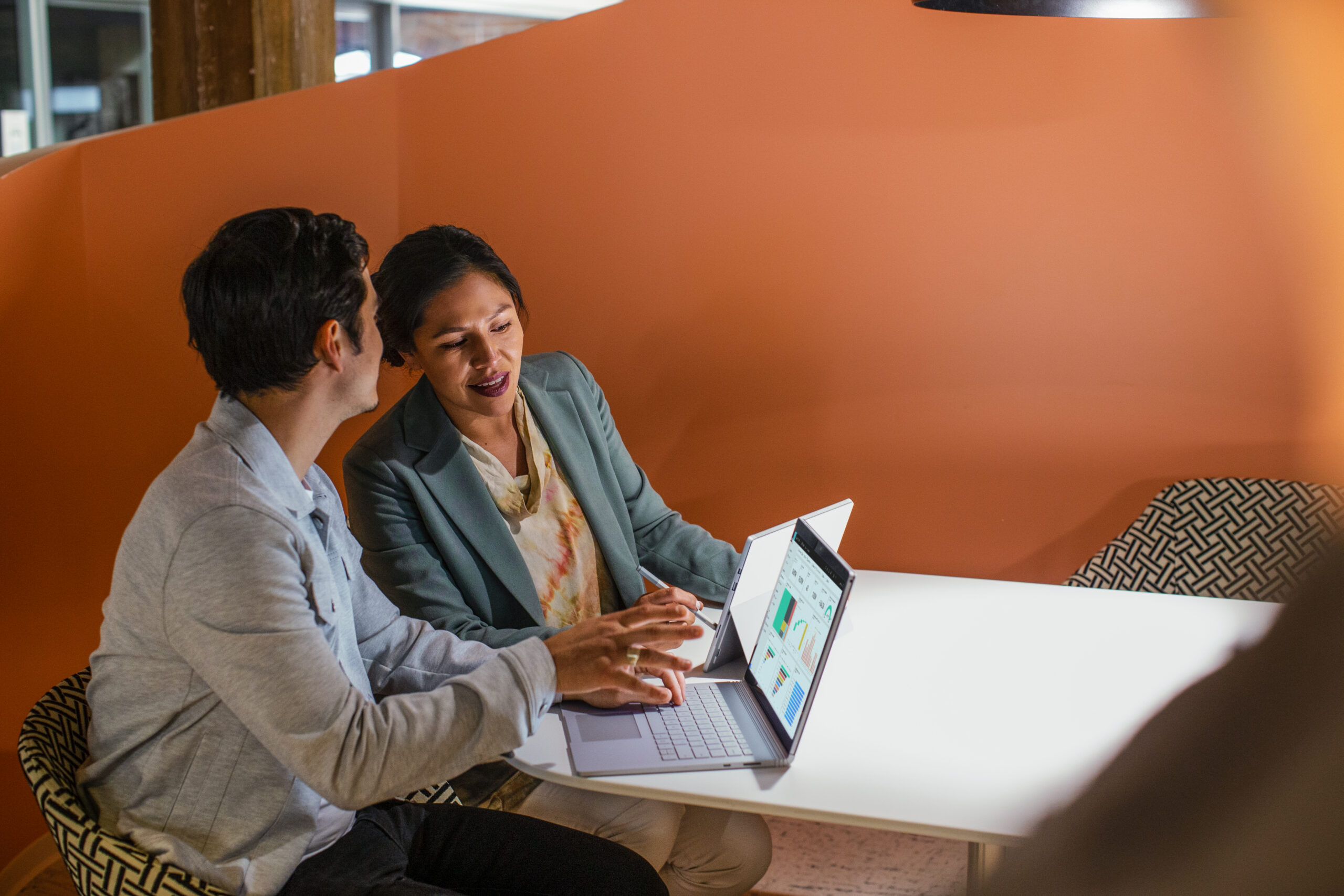 Sales team at large streaming music provider in the U.S. meet with Sales Manager and CFO.