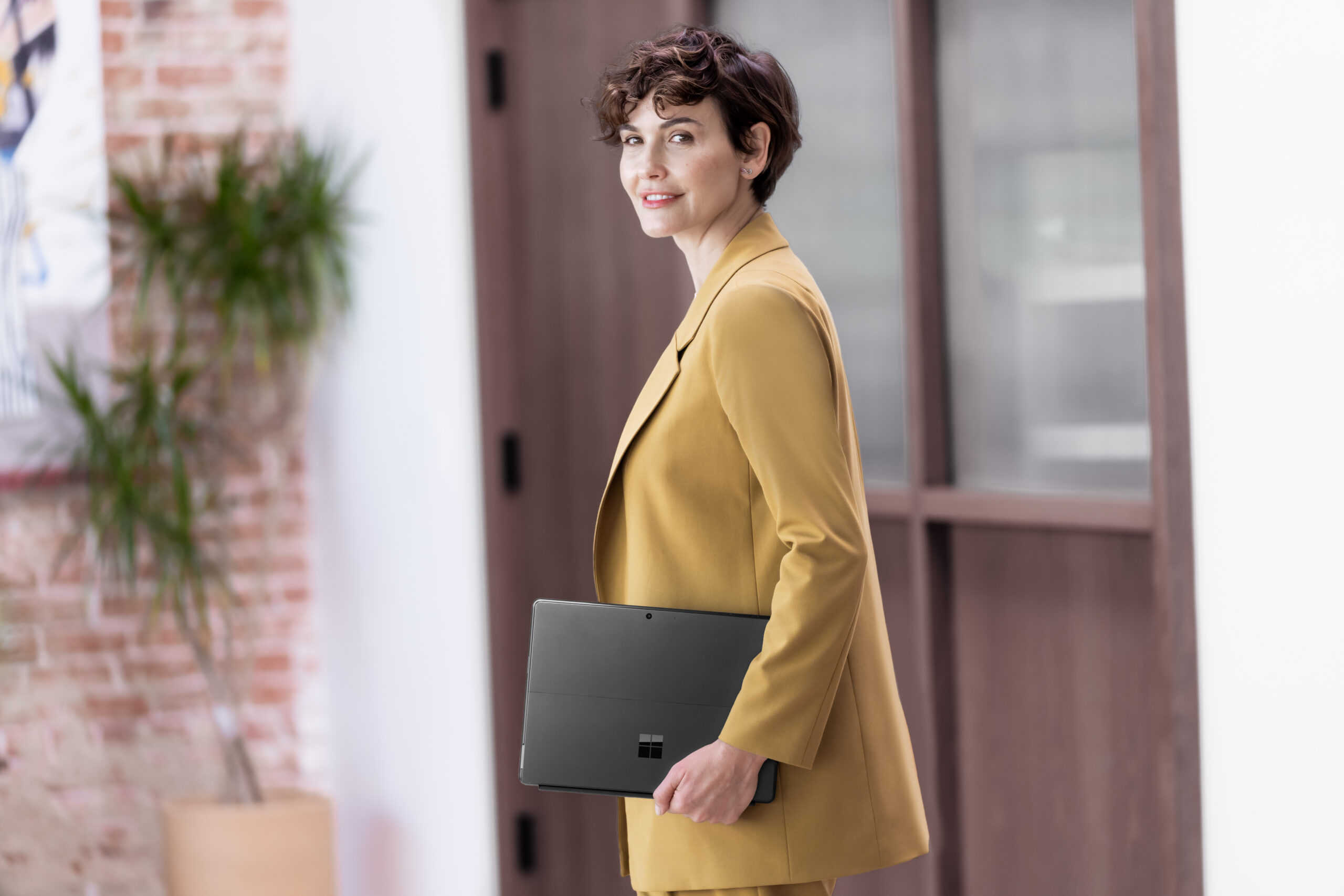 person with the laptop