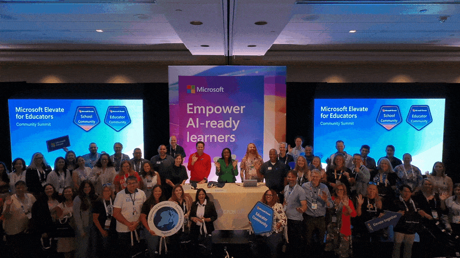 The Microsoft Elevate Educator community at ISTELive 2026.