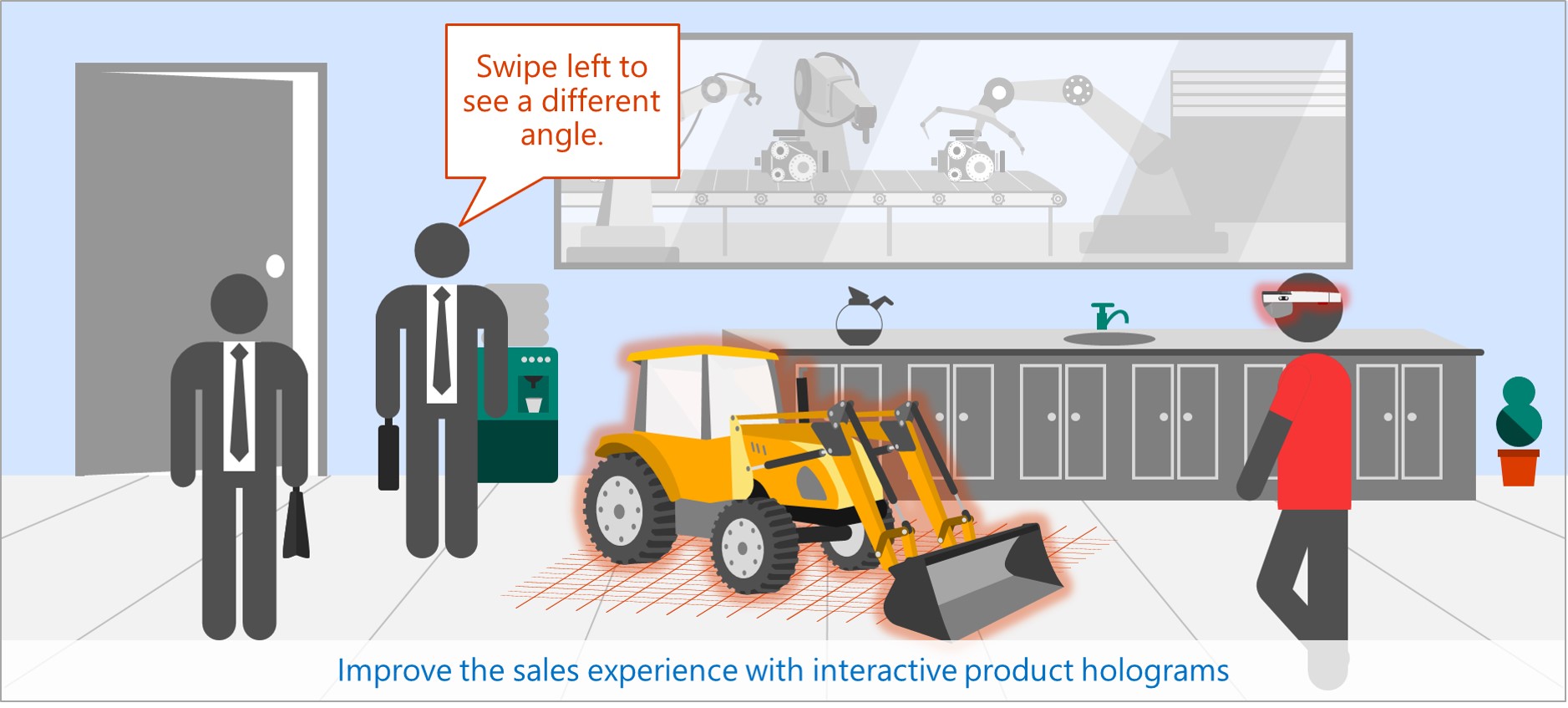 Mixed reality infographic