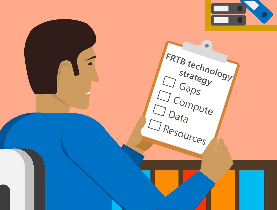 figure with FRTB strategy checklist