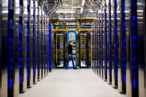 An image of a large server room.
