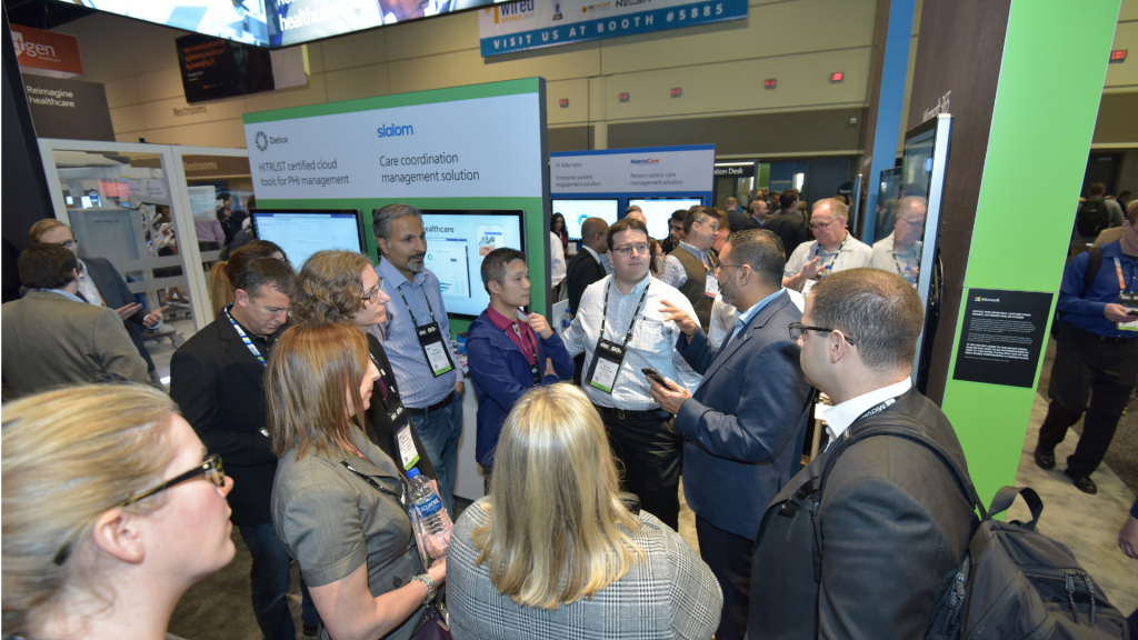 HIMSS show floor
