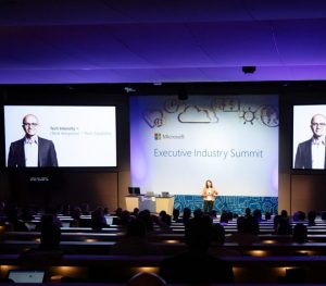 Noelle LaChartie, Director, Digital Evangelism, Microsoft speaking at Executive Industry Summit