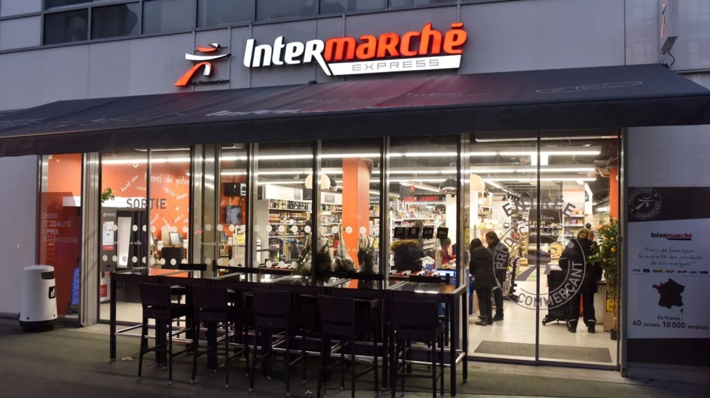 photo of exterior of intermarche storefront