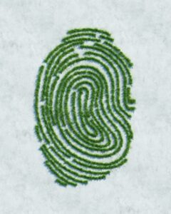 green fingerprint
