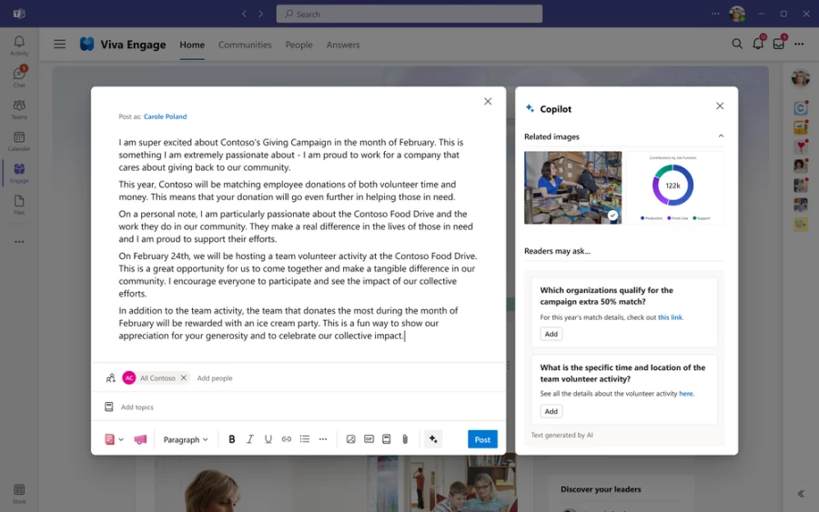 Copilot in Viva Engage