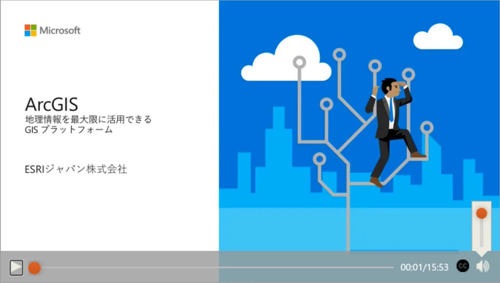 地理情報を最大限に活用できるプラットフォーム ArcGIS ESRI ジャパン株式会社