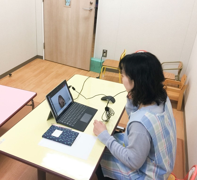 オンライン相談の様子