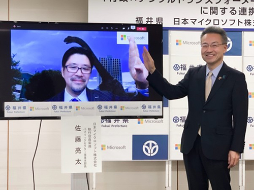 リモート協定式の様子２