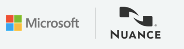 Nuance社とマイクロソフトの画像