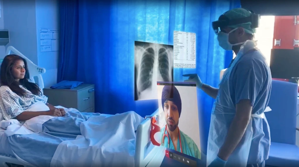 遠隔医療のイメージ図