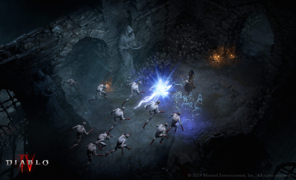 Diablo IV ゲーム画面 (プレイ中)