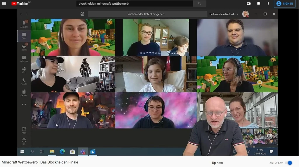 Printscreen von Minecraft Blockhelden Wettbewerb Finale