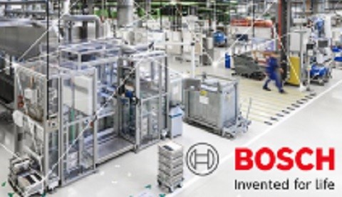 Eine Lagerhalle von Bosch