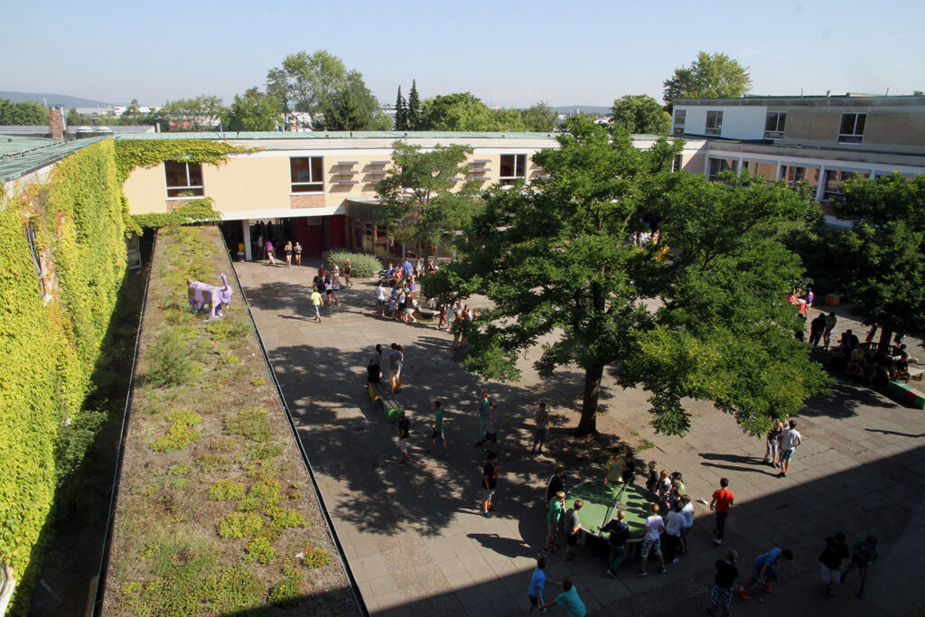 Am Dientzenhofer-Gymnasium in Bamberg