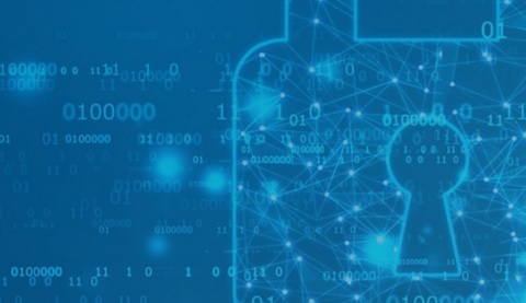 Grafik eines Sicherheitsschlosses 