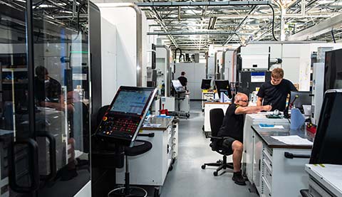 Blick in ein technisches Büro