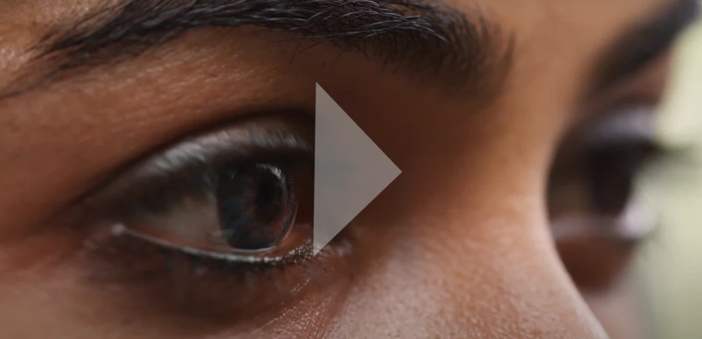 Image of a face. Forus Health provides humanitarian action in the form of medical help to eradicate blindness.