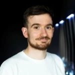 Luke Stamper smiles at the camera