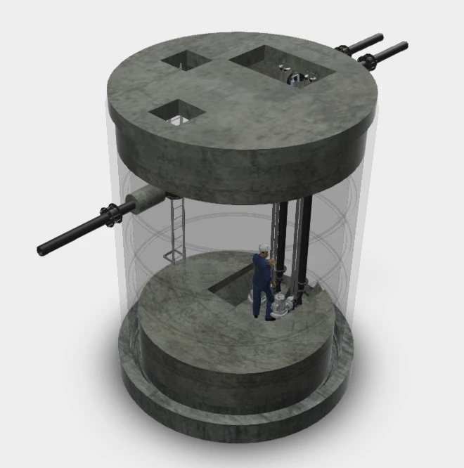 A screenshot of a second example of an applet for configuring a particular type of drainage asset.