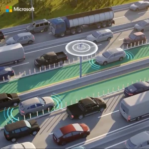 Illustration: Ferrovial's smart highway AIVIA solution