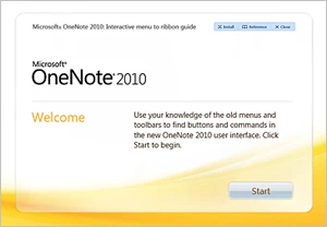 A screenshot of a  OneNote 2010 Message window