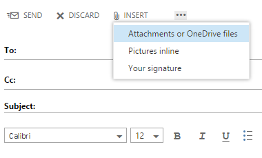share files with Outlook Web App 1