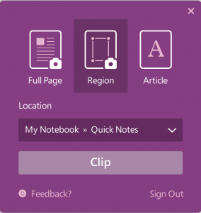 OneNote Clipper 2.0 5 v2