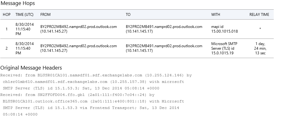 Enhanced non-delivery reports in Office 365 8
