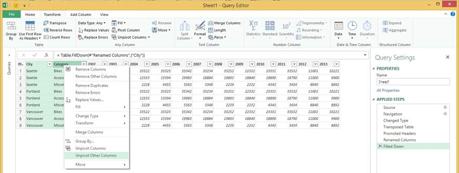 6 updates in Power Query for Excel 5