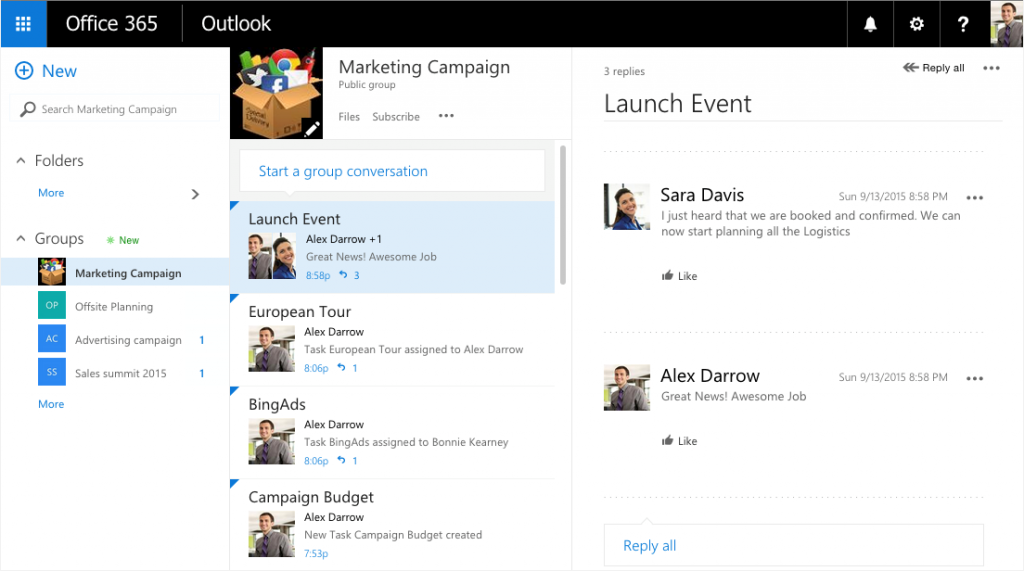 Works great with all of Office 365.