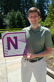 OneNote intern William Devereux