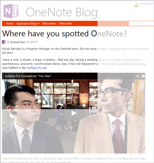 Screen clipping of a web video