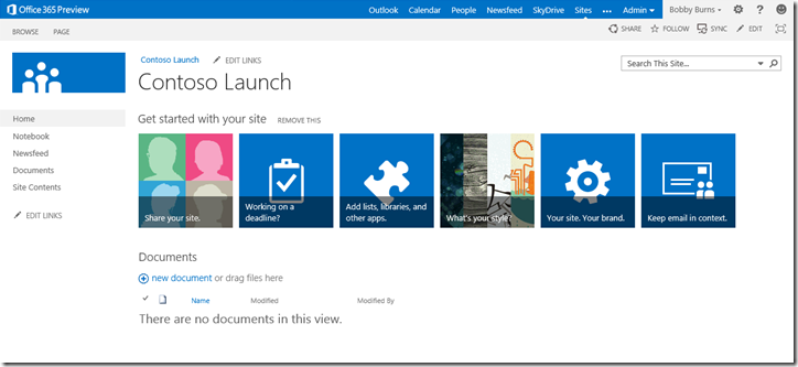 office 365 preview page