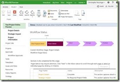 M365 timeline example