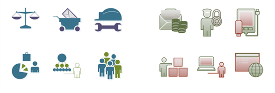 modern Visio Workflow shapes