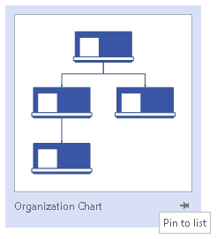 Visio start template pin Visio start template pin
