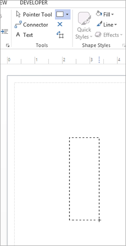 pointer tool is creating a rectangle