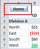Home button that links back to cover sheet Home button that links back to cover sheet