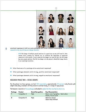 Screenshot of picture being aligned to top right margin
