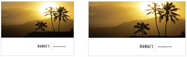 standard vs widescreen visual examples: additional introduction page 