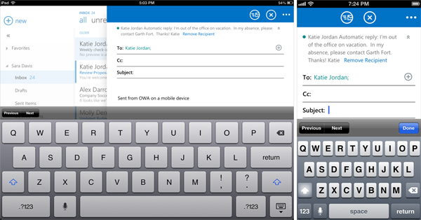 on-screen keypad and new window is displayed