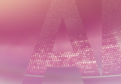 A letter a with a pink background
