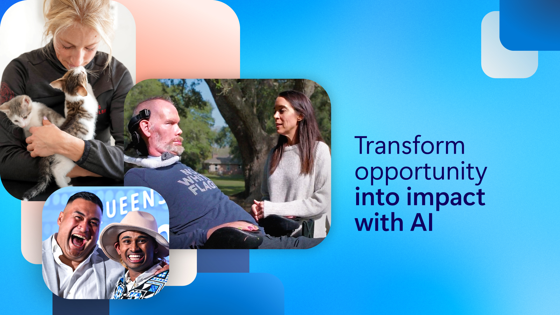 Transform opportunity into impact with AI