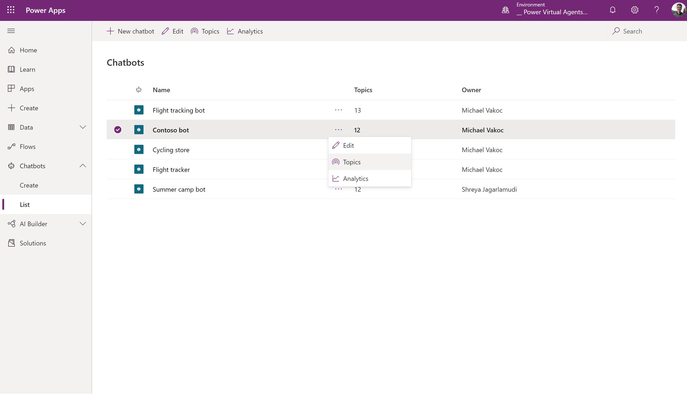 power apps screenshot