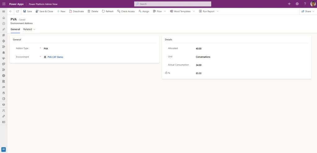 CoE Starker Kit Environment Add-on Screenshot