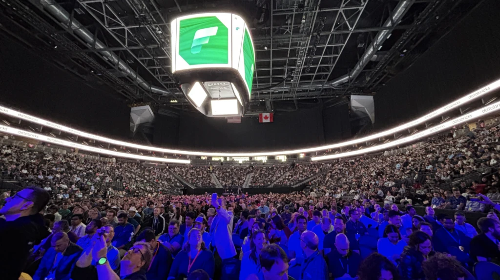 A large crowd of people in a stadium